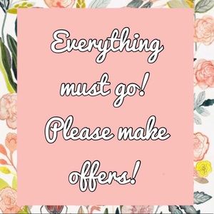 Accepting all offers!